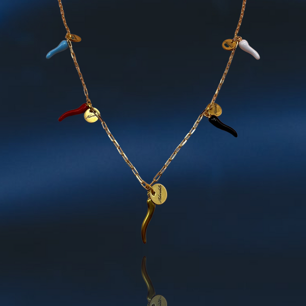 Naples Spicy Necklace Gold Plated