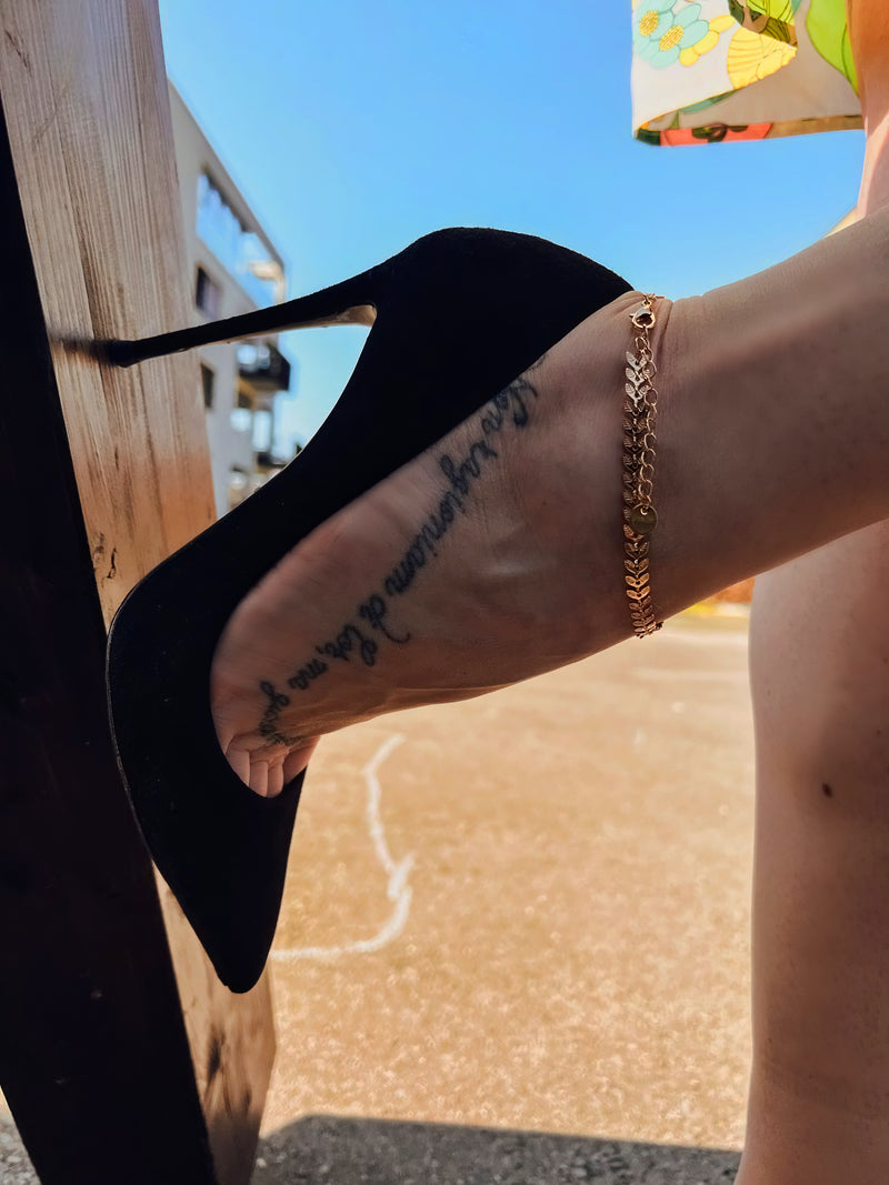Gustine Anklet Gold Plated
