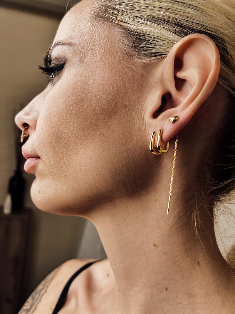 Milton Earring Gold Plated