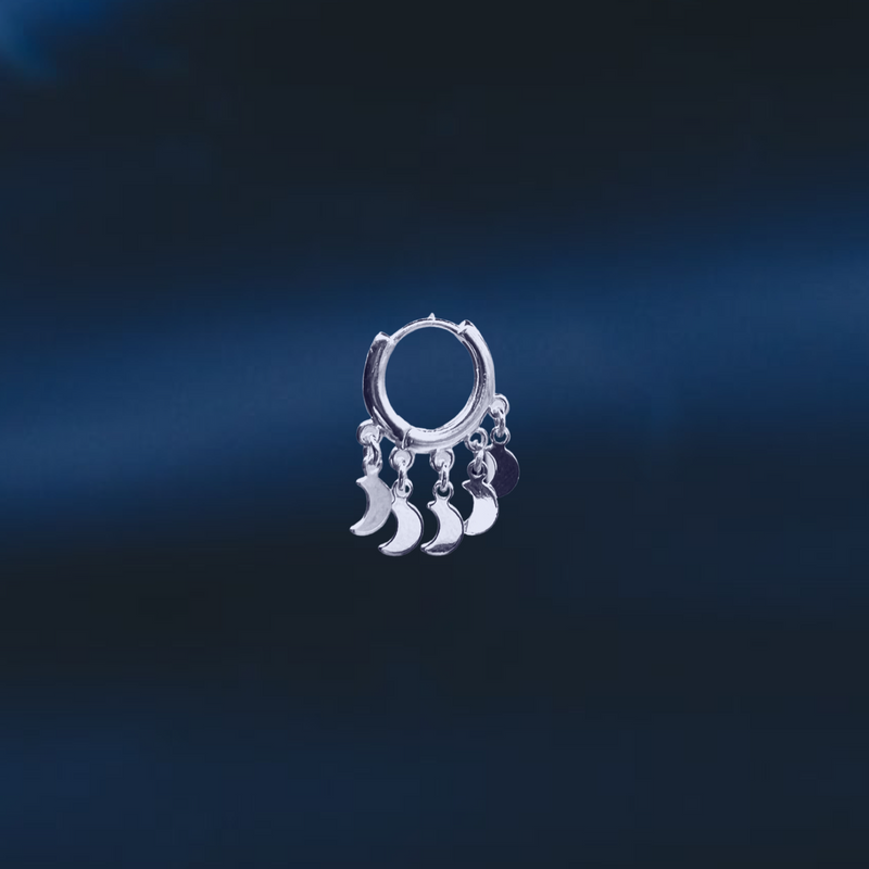 Lunar Earring Silver