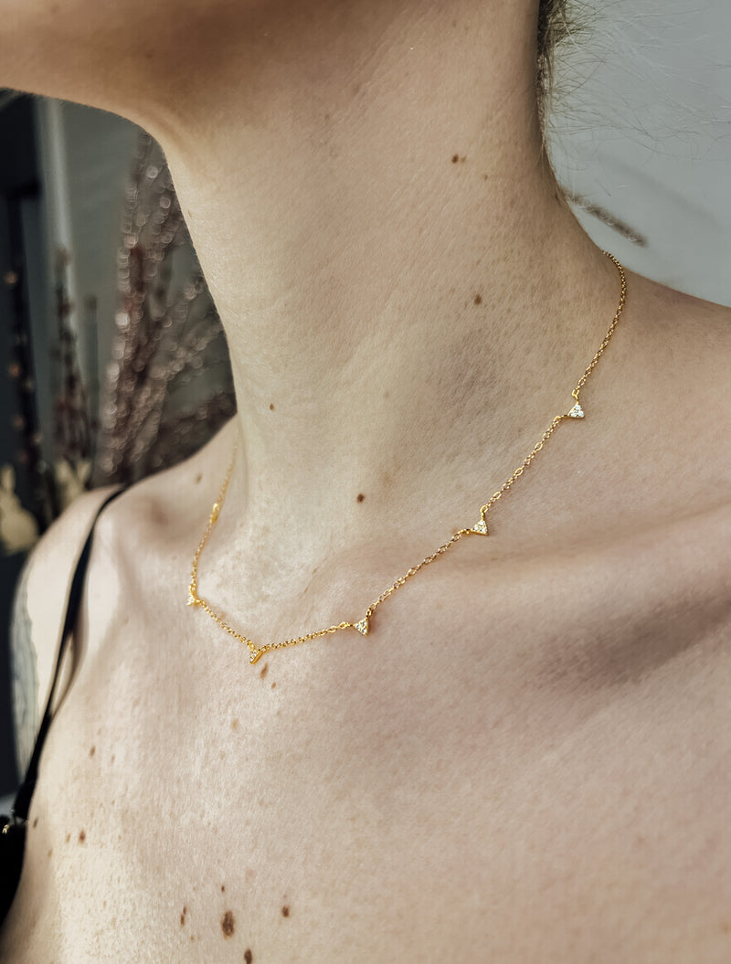 Trego Necklace Gold Plated