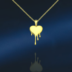 For Love Necklace Gold Plated