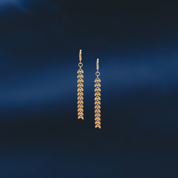 Gustine Earrings Gold Plated